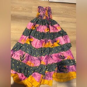 Smocked Maxi Dress/ Maxi Skirt